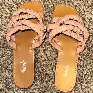 Pink & Brown sandals
